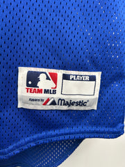 Vintage MLB Majestic Los Angeles Dodgers Blue Mesh Baseball Jersey
