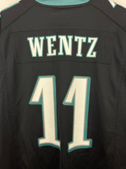 Nike NFL Philadelphia Eagles Wentz Black Football Jersey