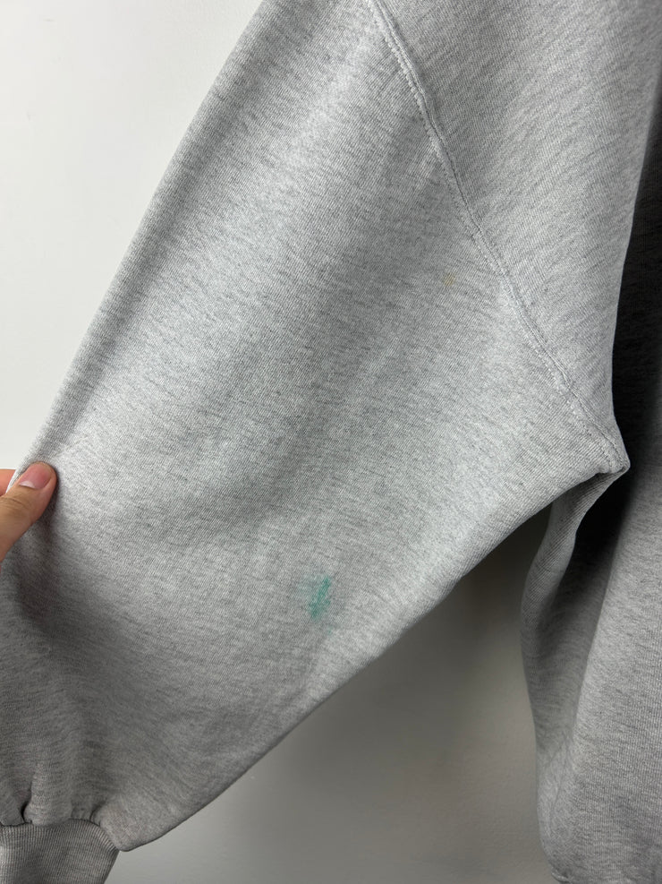 Vintage 90s Russell Athletic Michigan Arc Logo Grey Hoodie