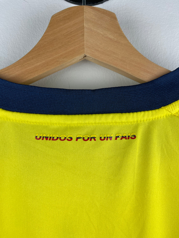 Adidas 2015 Columbia Home Yellow Soccer Jersey