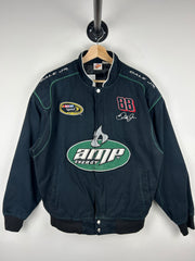 Vintage Nascar Dale Jr AMP Energy Black Racing Jacket