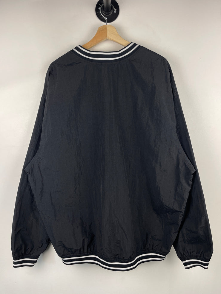Vintage 90s Nike Mini Swoosh Black Pullover Windbreaker