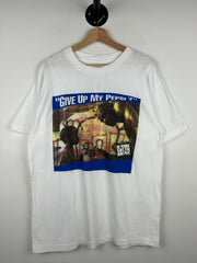 Vintage 90s Shaq Pepsi "Don't Even Think About It" Promo White Tee