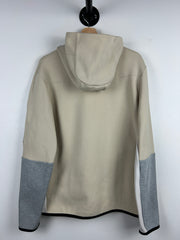 Nike Tech Fleece Cream & White Zip Up Hoodie