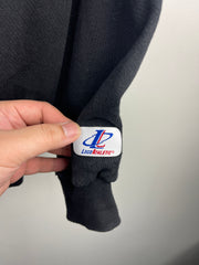 Vintage 90s NBA Logo Athletic All Star Weekend New York Embroidered Black Crewneck