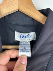 Vintage 90s Izod Golf Black Harrington Jacket