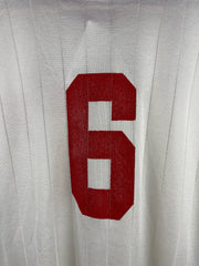 Vintage 90s Adidas White & Red Soccer Jersey