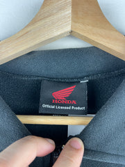 Vintage Honda 30th Anniversary Edition Goldwing Black Quarter Zip Sweater