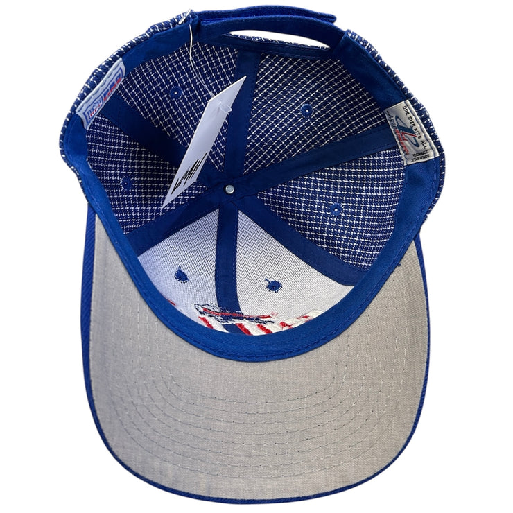 Vintage 90s NFL Logo Athletic Buffalo Bills Grid Strapback Hat