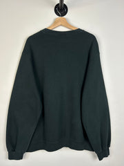 Vintage 90's Nike Spellout Black Crewneck