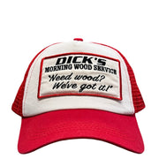 Vintage Y2K Dick's Morning Wood Service Trucker Hat