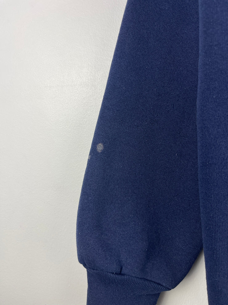 Vintage 90s Penn State Nittany Lions Bear Print Collared Navy Crewneck