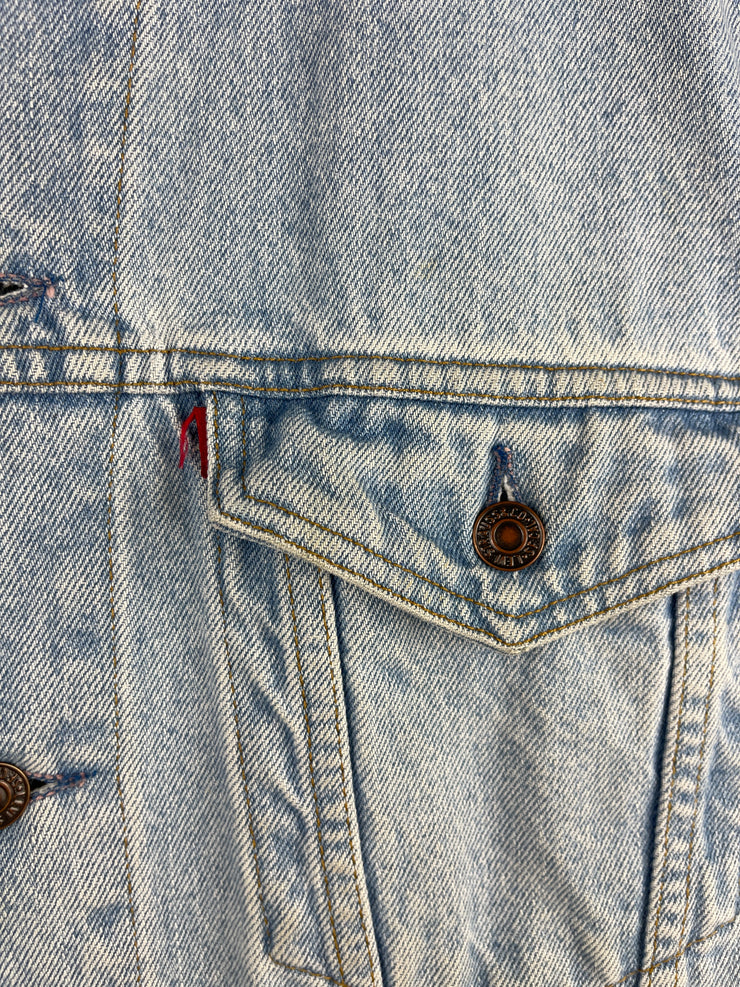 Vintage 90s Levis Light Wash Blue Denim Jacket