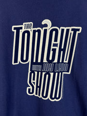 Vintage Y2K The Tonight Show Jay Leno Blue Tee