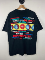 Vintage 90s Genesis The Genesis Tour Black Tee