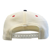 Vintage 90s MLB Detroit Tigers Plain Logo White Snapback Hat