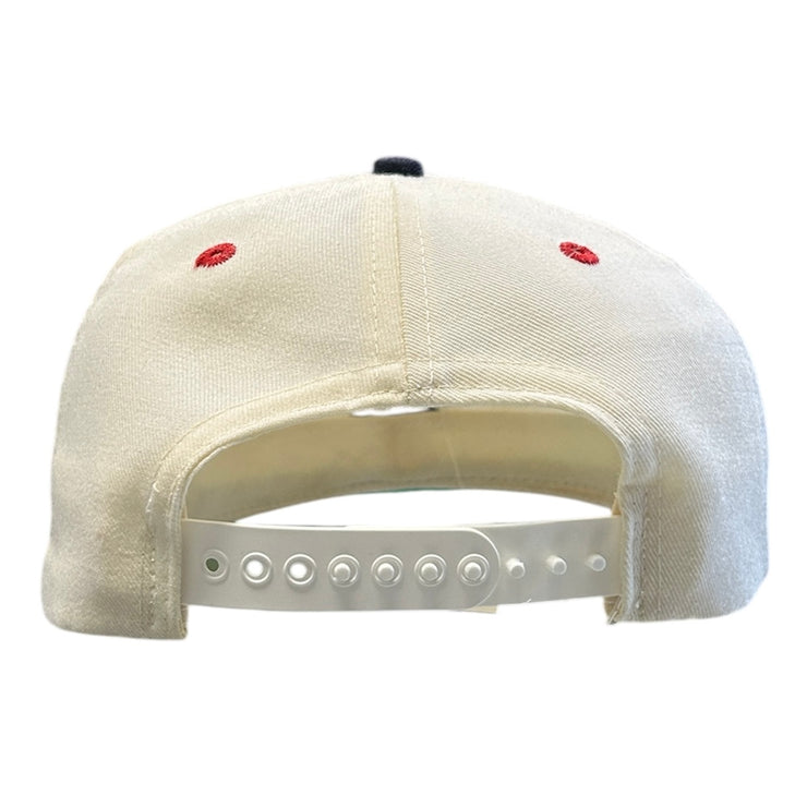 Vintage 90s MLB Detroit Tigers Plain Logo White Snapback Hat