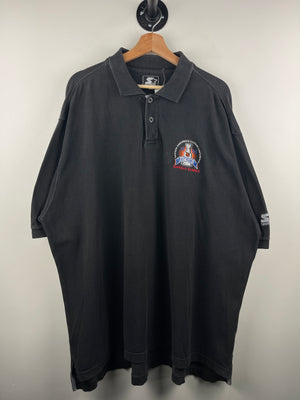 Vintage 90s NHL Buffalo Sabres Stanley Cup Black Polo Shirt