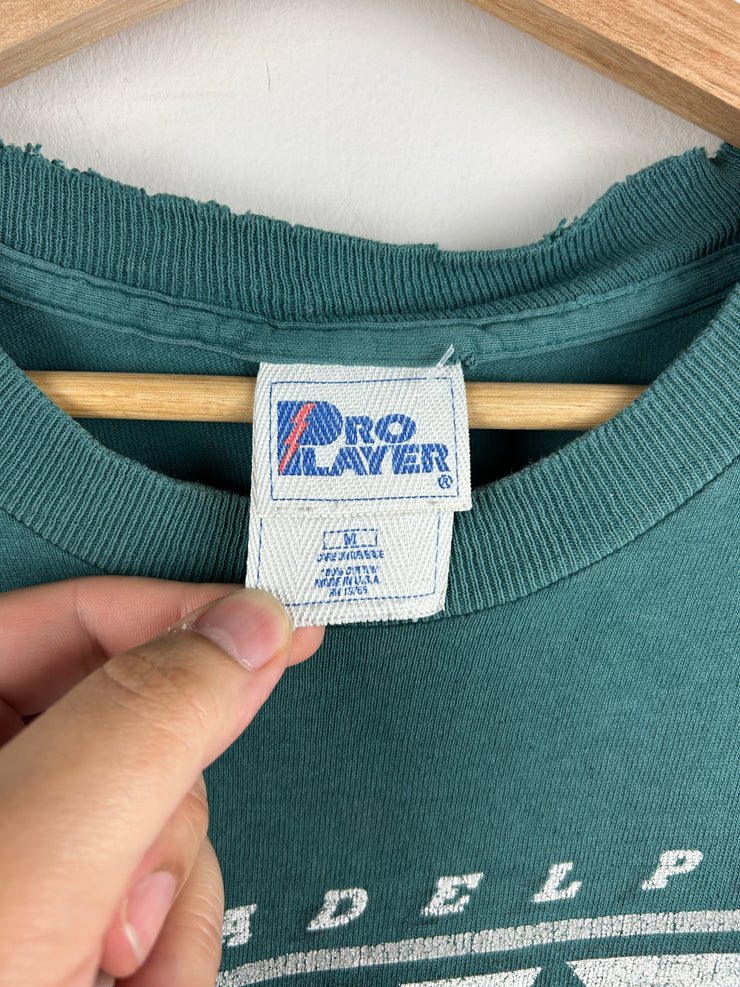Vintage 90s NFL Pro Player Philadelphia Eagles Distressed Green Tee