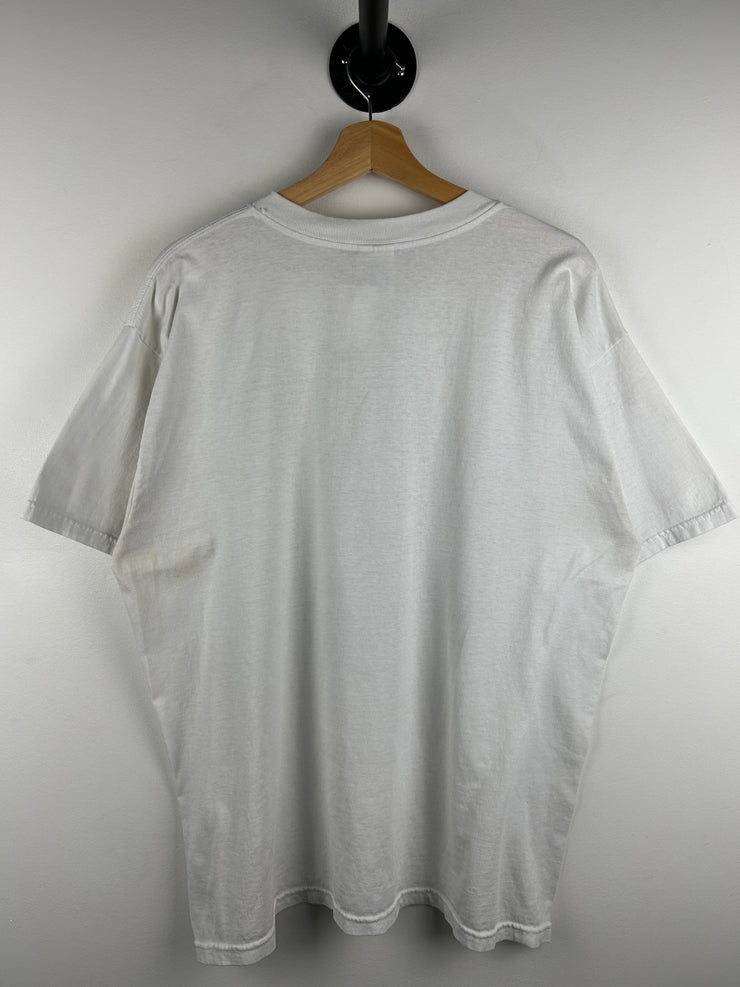 Vintage 90s Cruising Oldies Route 66 White Tee