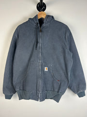 Vintage Carhartt Grey Active Hooded Women’s Jacket