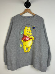 Vintage 90's Winnie The Pooh Grey Crewneck