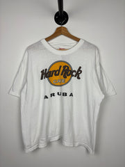 Vintage 90s Hard Rock Café Aruba White Tee