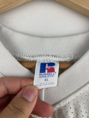 Vintage 80s Russell Athletic SA White Football Jersey