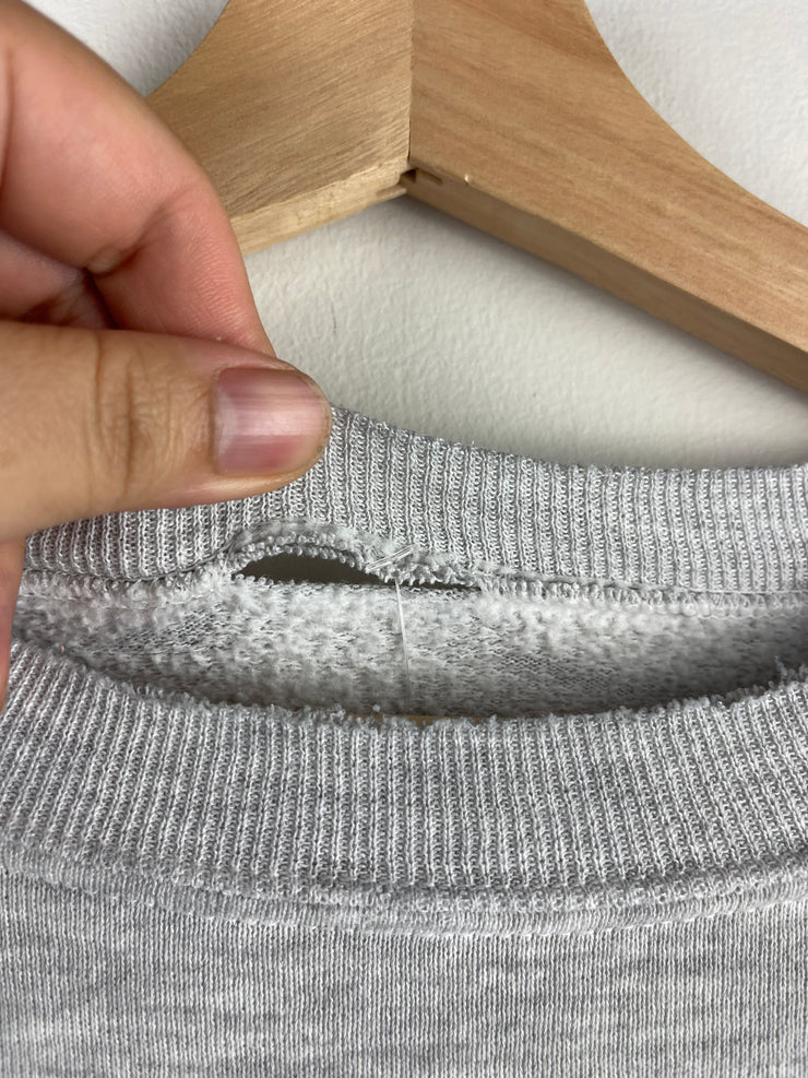 Vintage Nascar Little Trees Racing Grey Crewneck