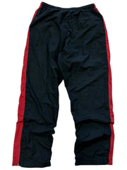 Vintage Nike Mini Swoosh Black & Red Fleece Lined Splash Pants