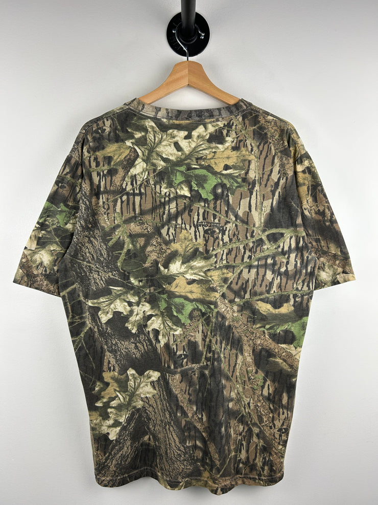 Vintage Mossy Oak Real Tree Camo Pocket Tee