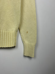 Vintage 90s Polo Ralph Lauren Yellow Knit Crewneck