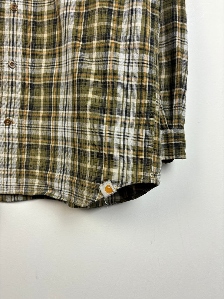 Vintage Y2K Carhartt Green Flannel