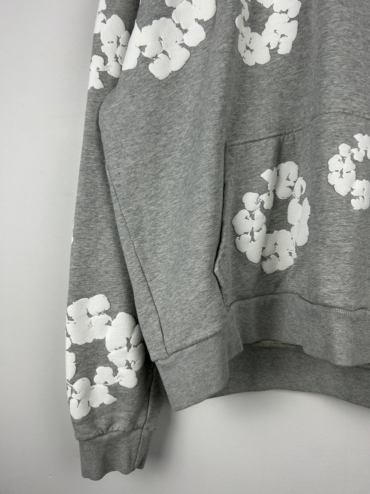 Denim Tears The Cotton Wreath Grey Hoodie
