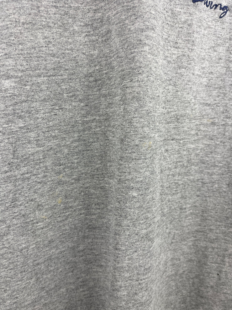 Vintage Briar Creek Golf The Perfect Swing Embroidered Grey Tee