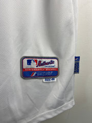 Vintage 2010 MLB Majestic Milwaukee Brewers Fielder 40th Anniversary White Baseball Jersey