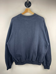Vintage 90s Izod Golf Embroidered Tonal Navy Crewneck