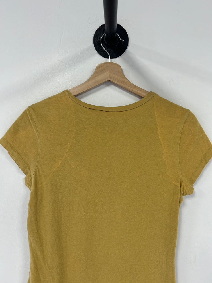 Vintage Rock & Roll Yellow Baby Tee