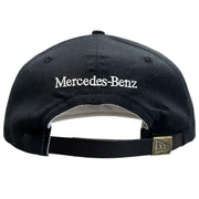 Vintage 90s New Era Mercedes Benz Black Strapback Hat