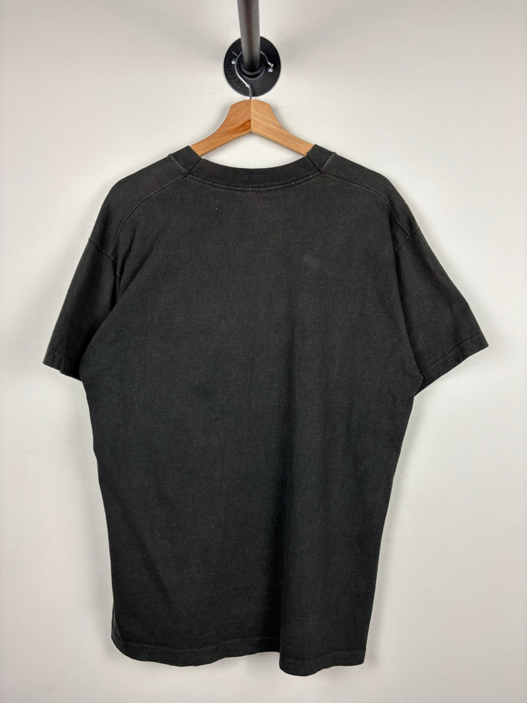 Vintage 90s Washington DC Art Black Tee