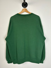 Vintage 90's Russell Essential Forest Green Blank Crewneck