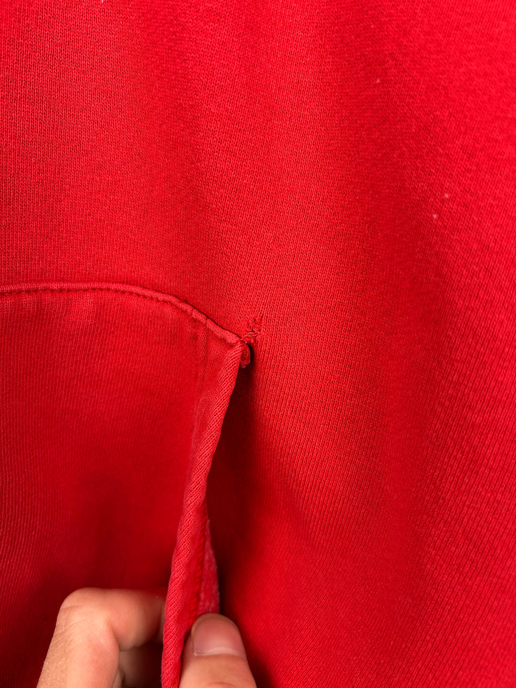 Vintage 90s Ohio State Arc Logo Red Hoodie