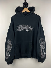 Vintage West Coast Choppers Motorcycle Black Hoodie