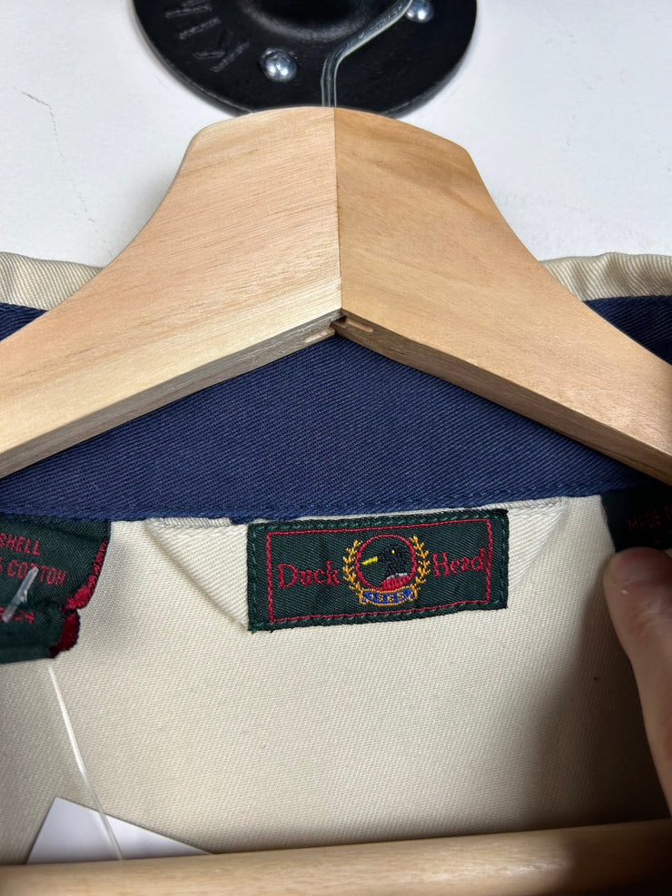 Vintage Duck Head Beige Cropped Harrington Jacket