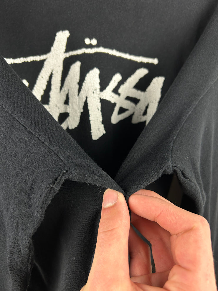 Stussy Script Black Long Sleeve
