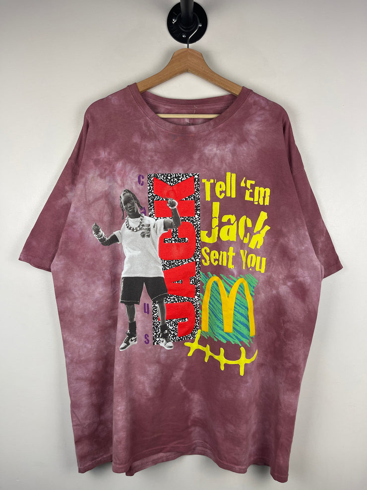 Travis Scott X McDonalds Jack Smile Berry Tee
