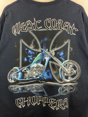 Vintage West Coast Choppers Motorcycle Navy Tee