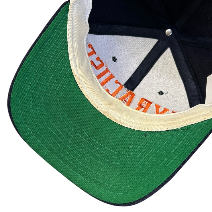 Vintage 90s Starter Syracuse Orangemen Arch Spellout Wool Snapback Hat