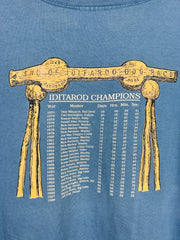 Vintage 90s Dog Sledding Blue Tee