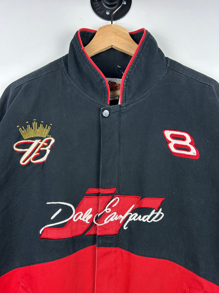 Vintage 90s Nascar Dale Earnhardt Budweiser Racing Jacket